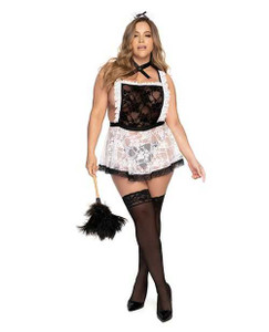 4 pc French Maid Costume Lingerie Mapale
