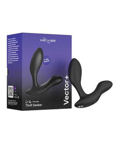 We-Vibe Vector+ - Charcoal Black Adult Novelties We-Vibe