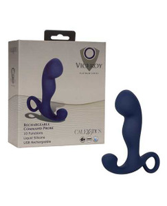 Viceroy Rechargeable Command Probe - Navy Adult Novelties CalExotics