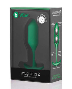 b-Vibe Weighted Snug Plug 2 Adult Novelties B-Vibe