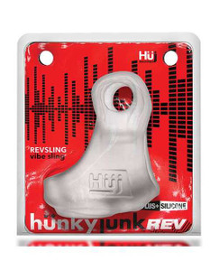 Hunkyjunk Revsling Sling w/Vibe - Clear Ice w/Blue Vibe Artwork Hunky Junk