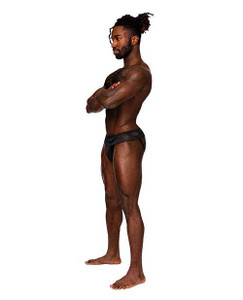 Sassy Lace Skirt Jock Black Jockstraps/Underwear Male Power