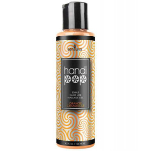 Handipop Hand Job Massage Gel - 4.2 oz Orange Creamsicle Lubes & Massage Oils Sensuva