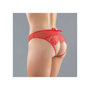 Adore Expose Panty Red O/S Apparel Allure Lingerie