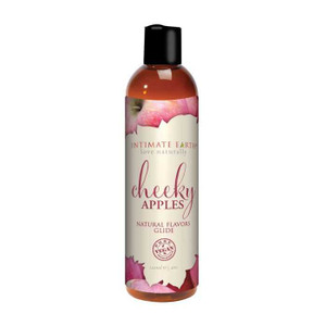 Intimate Earth Natural Flavors Glide – 120 ml Cheeky Apples Lubes & Massage Oils Intimate Earth
