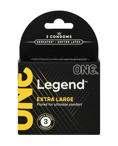 One The Legend XL Condoms - Box of 3 Condoms One