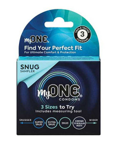 My One Snug Sampler Condoms - Pack of 3 Condoms One