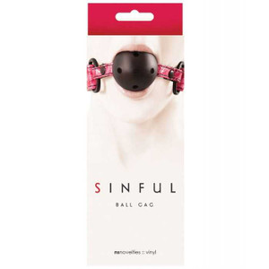 Sinful Ball Gag - Pink Adult Novelties Sinful