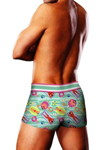 Prowler Swimming Trunk - Large - Blue/Multicolor Apparel Prowler Red