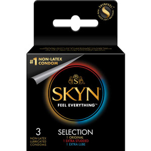 Lifestyles Skyn Selection Variety 3 Pack Adult Novelties Lifestyle