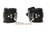 Adjustable Faux Fur Lined Leather Cuffs w/ Chain Adult Novelties Touch of Fur