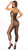 Animal Crotchless Bodystocking - One Size - Black Lingerie Rene Rofe