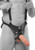 King Cock 10" Hollow Strap-on Suspender System - Flesh Adult Novelties King Cock