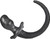 Oxballs BULLDOG Puppy Tail Buttplug, Black, Large Adult Novelties OxBalls