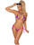 2 Piece Set Swimwear - One Size - Neon Pink Apparel Elegant Moments