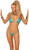 2 Piece Swimwear Set - One Size - Turquoise Apparel Elegant Moments