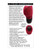 Gender X Body Kisses Vibrating Suction Massager - Red/Black Adult Novelties Gender X