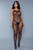 Can't Get Enough Body Stocking Black OS Lingerie BeWicked