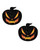 Neva Nude Black Light Jack o Lantern Pasties - Orange/Black Lingerie Neva Nude