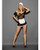 Euphoria Private Maid Black/White O/S Lingerie Euphoria