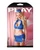 Play Fly w/Me Napkin Hat, Top & Skirt Blue Lingerie Fantasy Lingerie
