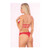Pink Lipstick Truth or Bare 2pc Bra Set Red Lingerie Pink Lipstick