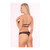 Pink Lipstick Truth or Bare 2pc Bra Set Black Lingerie Pink Lipstick