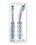 Gender X Lustrous Galaxy Wand Dual Ended Glass Massager - Green Adult Novelties Gender X