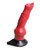 Creature Cocks Hell-Hound Canine Penis Silicone Dildo - Red/Black Adult Novelties Creature Cocks