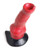 Creature Cocks Hell-Hound Canine Penis Silicone Dildo - Red/Black Adult Novelties Creature Cocks