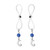 Bijoux de Nip Nipple Halos Moon & Star Charm - Blue/Clear Adult Novelties Bijoux de Nip