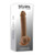Selopa Natural Feel 7" Flexskin Dildo - Dark Adult Novelties Selopa