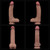 8.5'' Dual Layered Silicone Dildo Adult Novelties Lovetoy