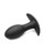 Curve Toys Rooster Rumbler Vibrating Silicone Anal Plug Medium - Black Adult Novelties Curve Toys