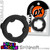 Oxballs Spinner Single Silicone Ring - Black Silicone