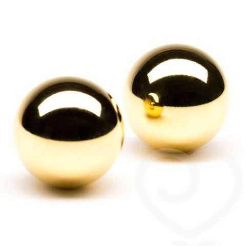 Ben-Wa-Balls - Gold Adult Novelties Doc Johnson