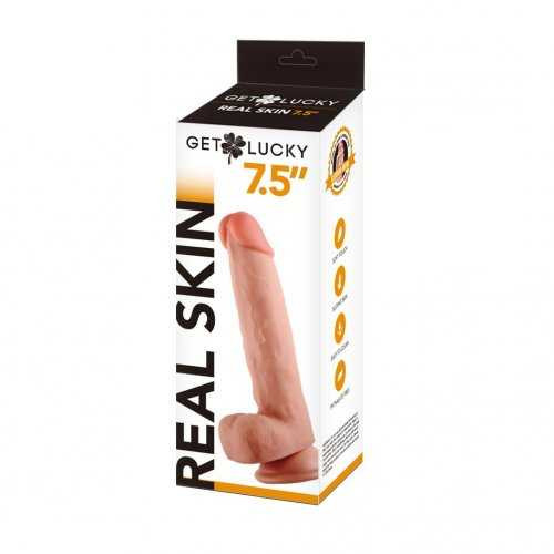 Get Lucky 7.5 Inch Real Skin Dildo Adult Novelties VooDoo Toys