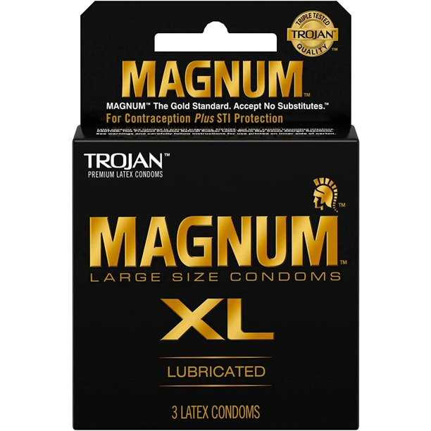 Trojan Magnum XL - 3 Pack Adult Novelties Trojan
