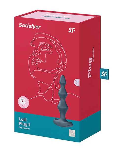 Satisfyer Lolli Plug 1 - Dark Teal Adult Novelties Satisfyer