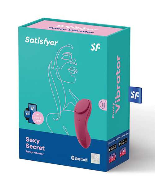 Satisfyer Sexy Secret Panty Vibrator - Red Wine Lingerie Satisfyer