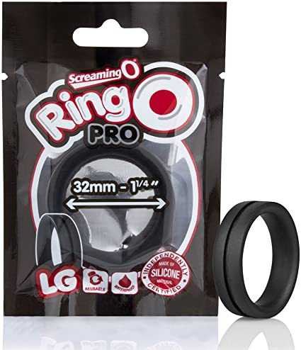 Screaming O RingO Pro Large - Black Adult Novelties Screaming O