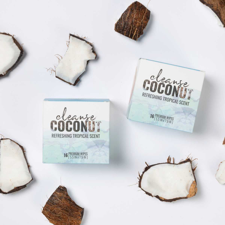 Alchemy Cleanse Wipe- Coconut 16ct Adult Novelties Metro D