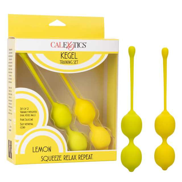 CalExotics Kegal Training set - Lemon Adult Novelties CalExotics