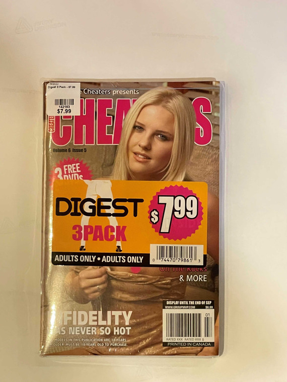 Digest 3 Pack - $7.99 Adult Novelties Adult Magazines