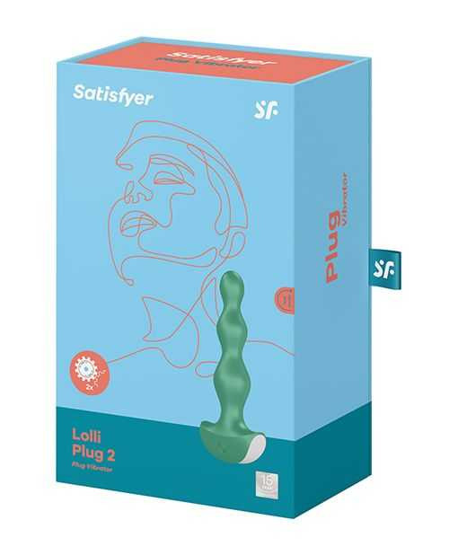 Satisfyer Lolli Plug 2 - Green Adult Novelties Satisfyer