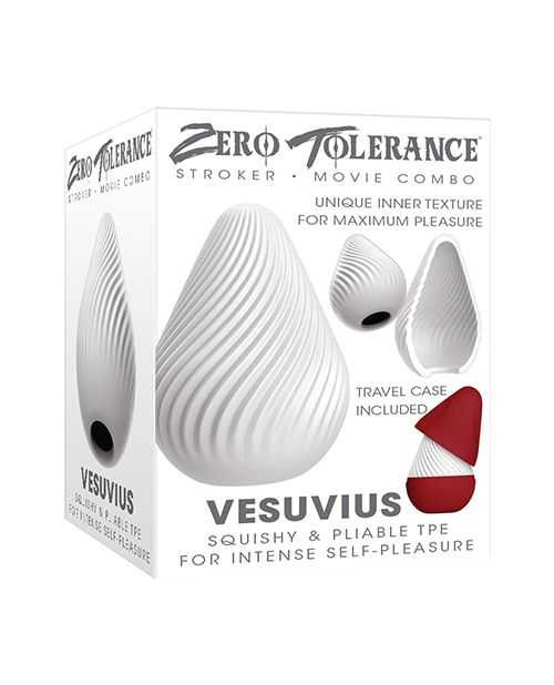 Zero Tolerance Vesuvias Stroker - White Adult Novelties Zero Tolerance