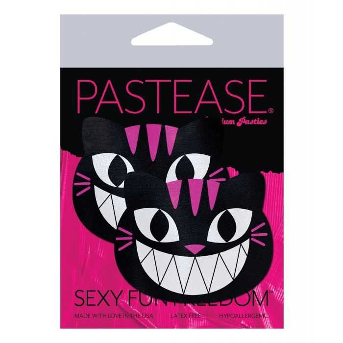 Pastease Grinning Kitty Cat - Black/Pink Lingerie Pastease