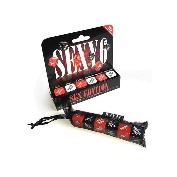 Sexy 6 Dice Game - Sex Edition Adult Novelties Sexy 6