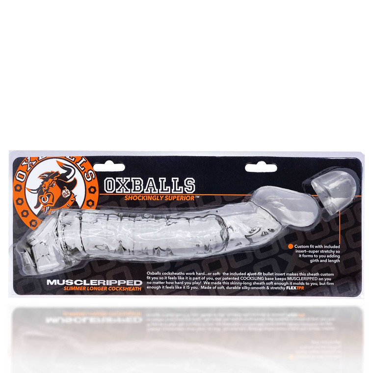 Oxballs Muscle Ripped Clear Adult Novelties OxBalls