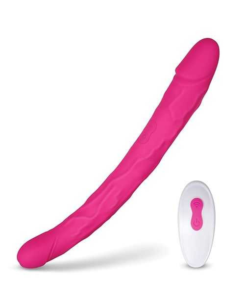 Sappho - Double Sided Vibrating 12 Inch Dildo Adult Novelties Honey Play Box